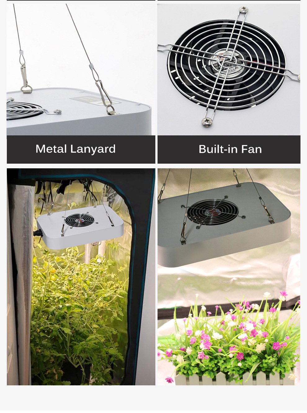 high ppfd full spectrum led grow light